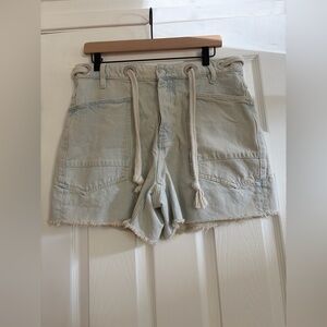 FREE PEOPLE/WE THE FREE - drawstring jean shorts